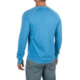 Three-Button Henley Shirt - Long Sleeve (For Men)