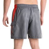 RBX Side Stripe Swim Trunks - Built-In Mesh Briefs (For Men)