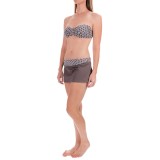 Swim Systems Bandeau Bikini Set - Skirted Bottoms (For Women)