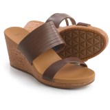 Teva Arrabelle Slide Sandals - Leather, Wedge Heel (For Women)