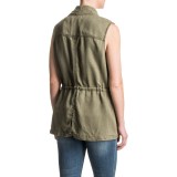 Max Jeans Drape-Front TENCEL® Vest (For Women)