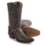 Roper Teju Lizard Print Harness Cowboy Boots - 13”, Bandit Toe (For Men)