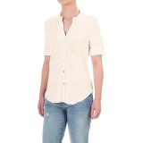 dylan Hatch Embroidered Shirt - 3/4 Sleeve (For Women)