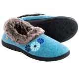 Acorn Chinchilla Flower Slippers - Boiled Wool (For Women)