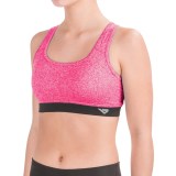 PONY Racerback Sports Bra - Removable Cups, Low Impact (For Women)