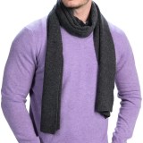 Forte Cashmere Ribbed Scarf - Cashmere (For Men)