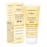 Babo Daily Sheer Fragrance Free Sunscreen SPF 40