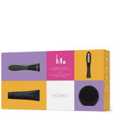 FOREO Holiday Complete Male Grooming Collection - (ISSA, Hybrid Brush Head, LUNA play) Midnight (Worth $284)