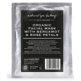 Natural Spa Factory Organic Face Mask with Bergamot, Argan and Rose Petals